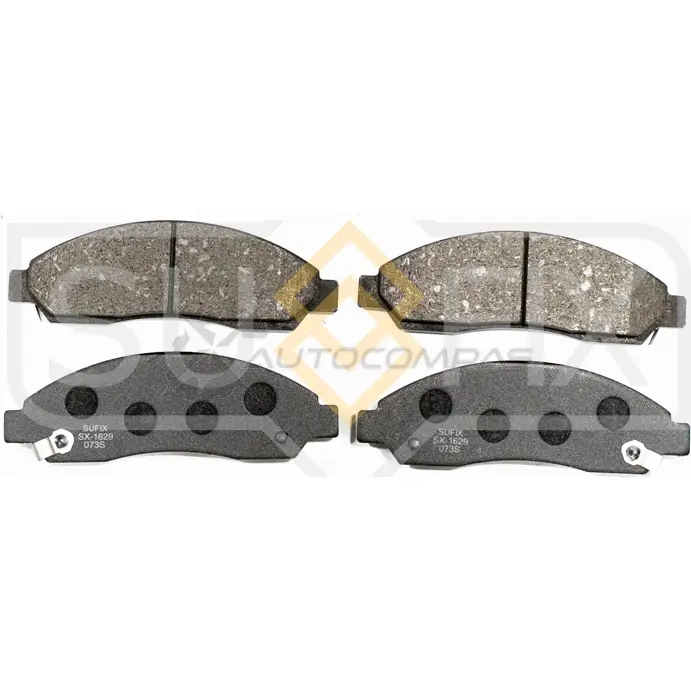 Дисковые тормозные колодки, передние SUFIX 1440886437 SX-1629 G JOXH0F