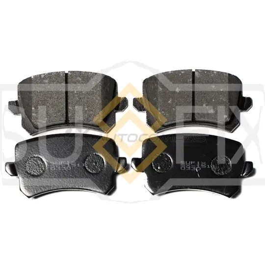Дисковые тормозные колодки, задние SUFIX AN5VG H SX-1511 1440884851
