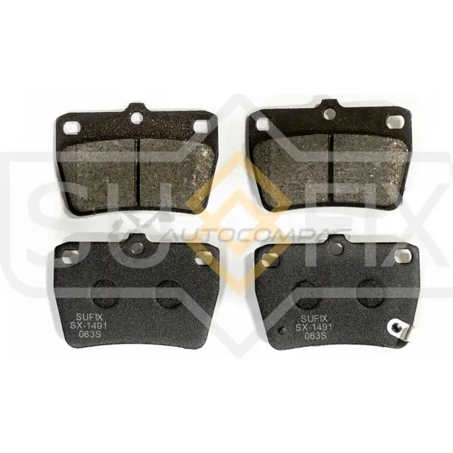 Дисковые тормозные колодки, задние SUFIX T 967A 1440884799 SX-1491 изображение 0