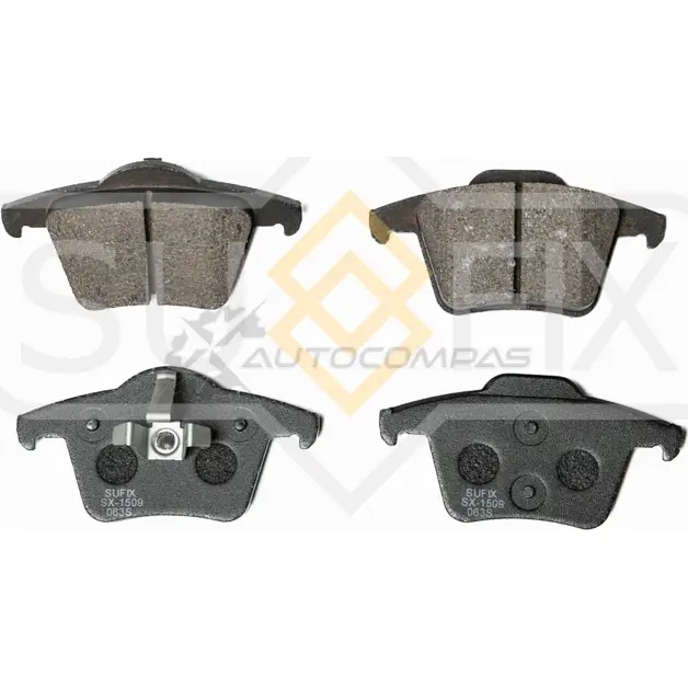 Дисковые тормозные колодки, задние SUFIX SX-1509 1440884796 MX BOYA