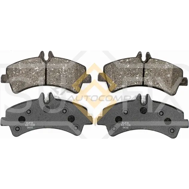 Дисковые тормозные колодки, задние SUFIX SX-1338 1440884734 R QH09D