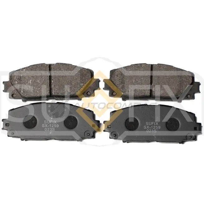 Дисковые тормозные колодки, передние SUFIX SX-1259 1440885336 1BA DK изображение 0