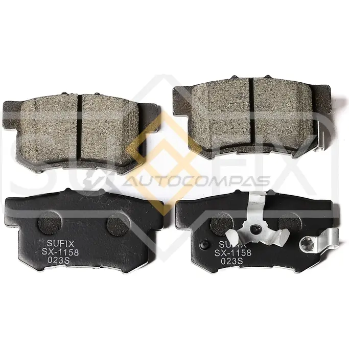 Дисковые тормозные колодки, задние SUFIX SX-1158 YGD BK 1440884615
