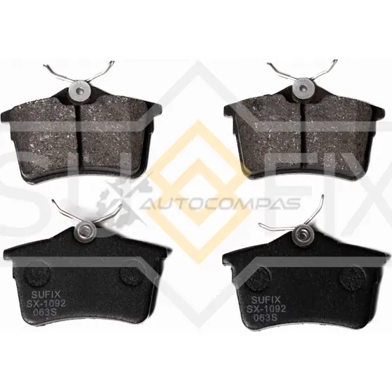 Дисковые тормозные колодки, задние SUFIX SX-1092 K YXKU 1440884584