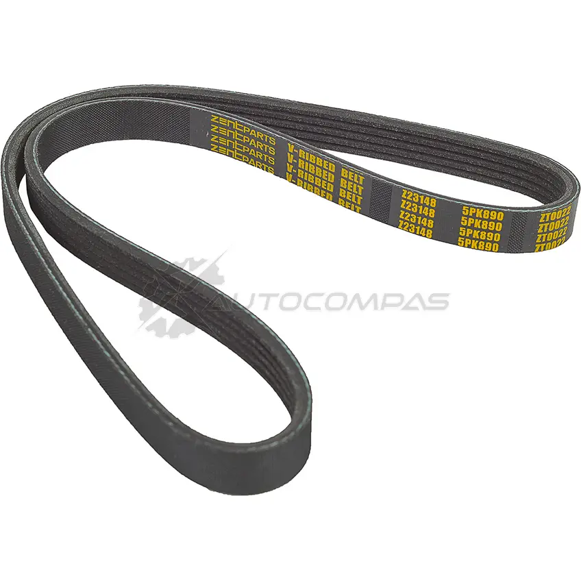 Ремень приводной поликлиновой 5PK890 Ford Mondeo i 1.8 TD 93 ZENTPARTS 1441244239 Z23148 7 69B1 - Изображение 1