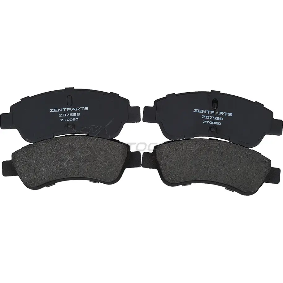 Тормозные колодки дисковые передние Peugeot 307 1.4i HDi, Citroen Xsara 1.4i-2.0 HDi 00 ZENTPARTS 1441244923 Z07598 Z Z6D42R - Изображение 1