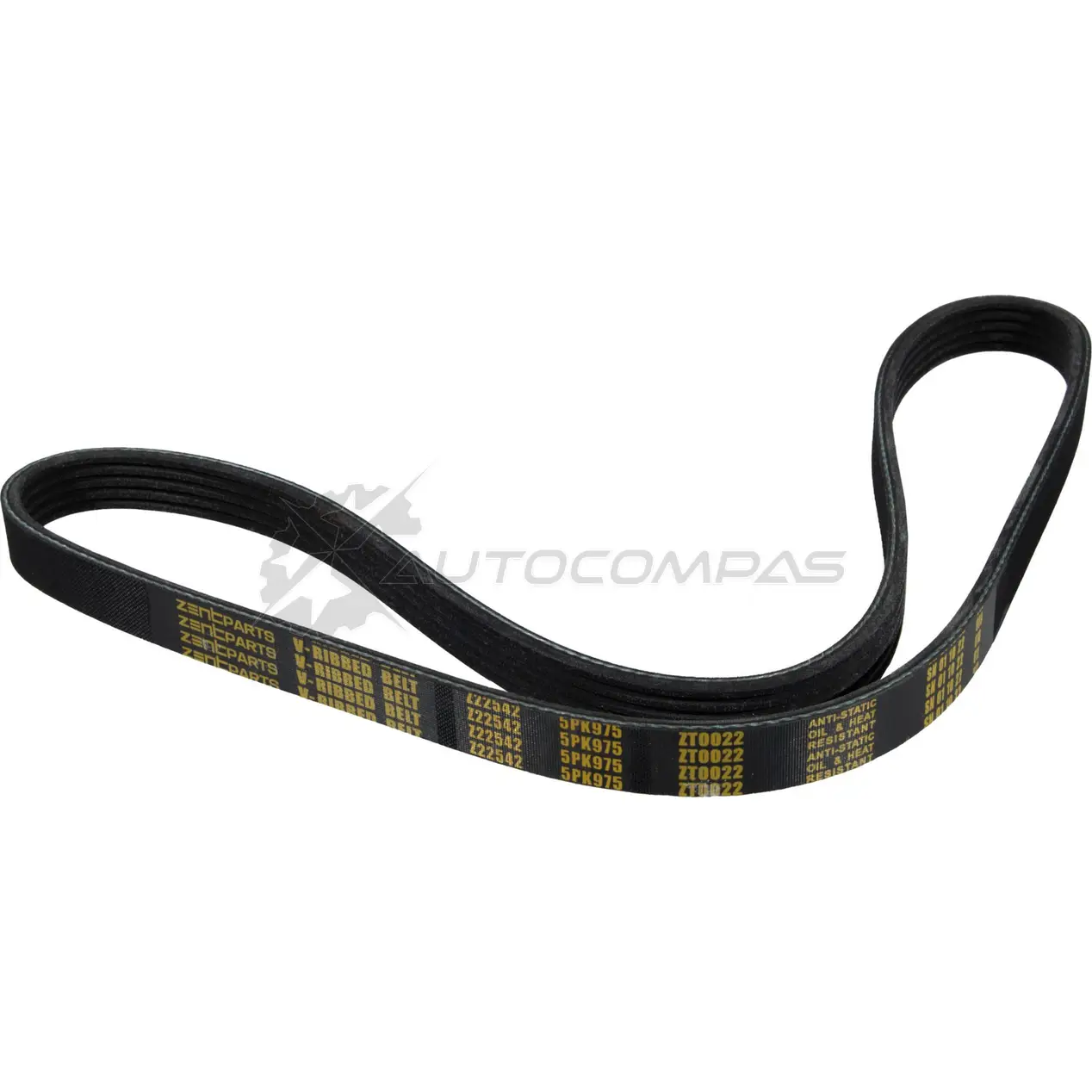 Ремень приводной поликлиновой 5PK975 Bmw E32 E34 E38 3.04.0 92 ZENTPARTS Z22542 XMB2 D 1441245214 - Изображение 1