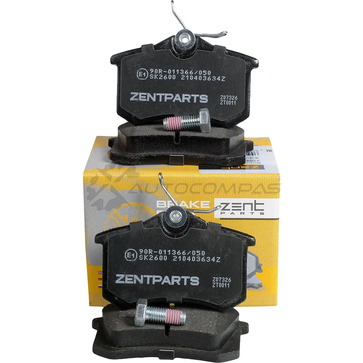 Тормозные колодки дисковые задние Volkswagen Golf Bora 2.3-3.2i 00, Citroen C8, Peugeot 807 02 ZENTPARTS 1441245278 Z07326 FAB WB2N - Изображение 1