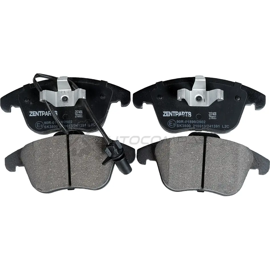 Тормозные колодки дисковые передние Audi A4 A5 1.8 T F Si-3.2 F S i2.7 TDi 07 ZENTPARTS MNYFT AP 1441245674 Z07408 - Изображение 1
