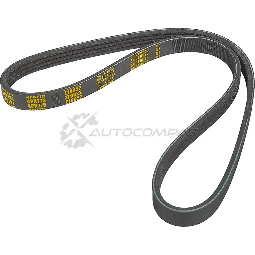 Ремень приводной поликлиновой 4PK775 Mitsubishi Carisma 1.6 95 ZENTPARTS 49 G4L1 Z23121 1441245691 - Изображение 1