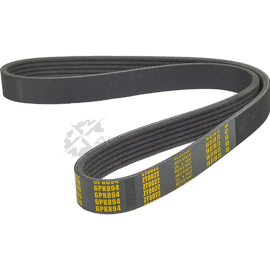 Ремень приводной поликлиновой 6PK894 Renault Kangoo 1.9 D 97 ZENTPARTS 0AO YG Z23170 1441245908 - Изображение 1