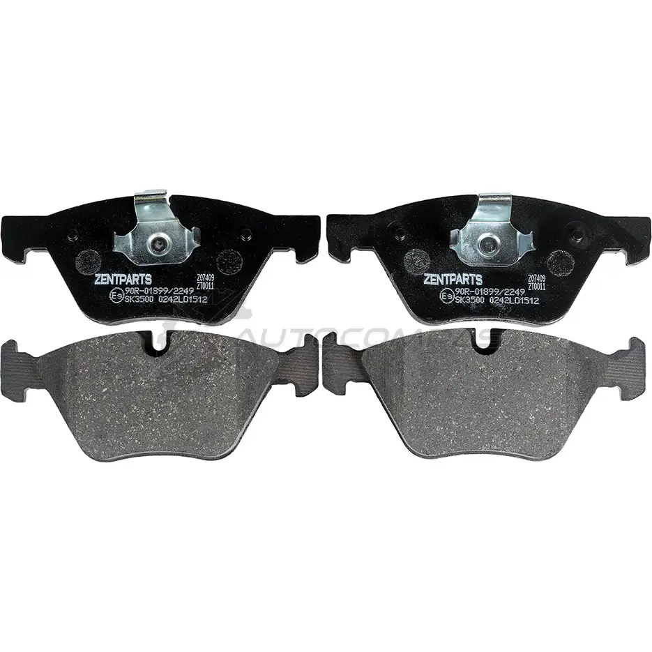 Тормозные колодки дисковые передние Bmw E60 2.0i 03 ZENTPARTS 1441246703 Z07409 J2Q8 MY - Изображение 1