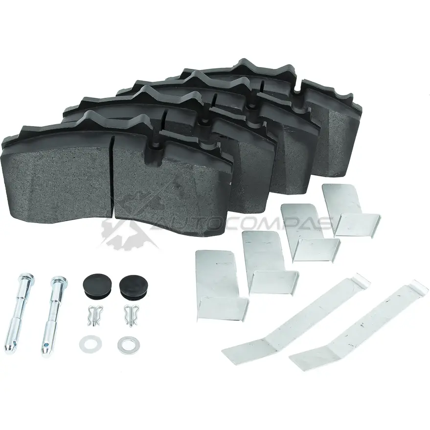 Тормозные колодки дисковые W V A 210.8x114.5x30 с полным ремкомплектом BPW T S B4309 ZENTPARTS I 0G5V Z07208 1441247039 - Изображение 1