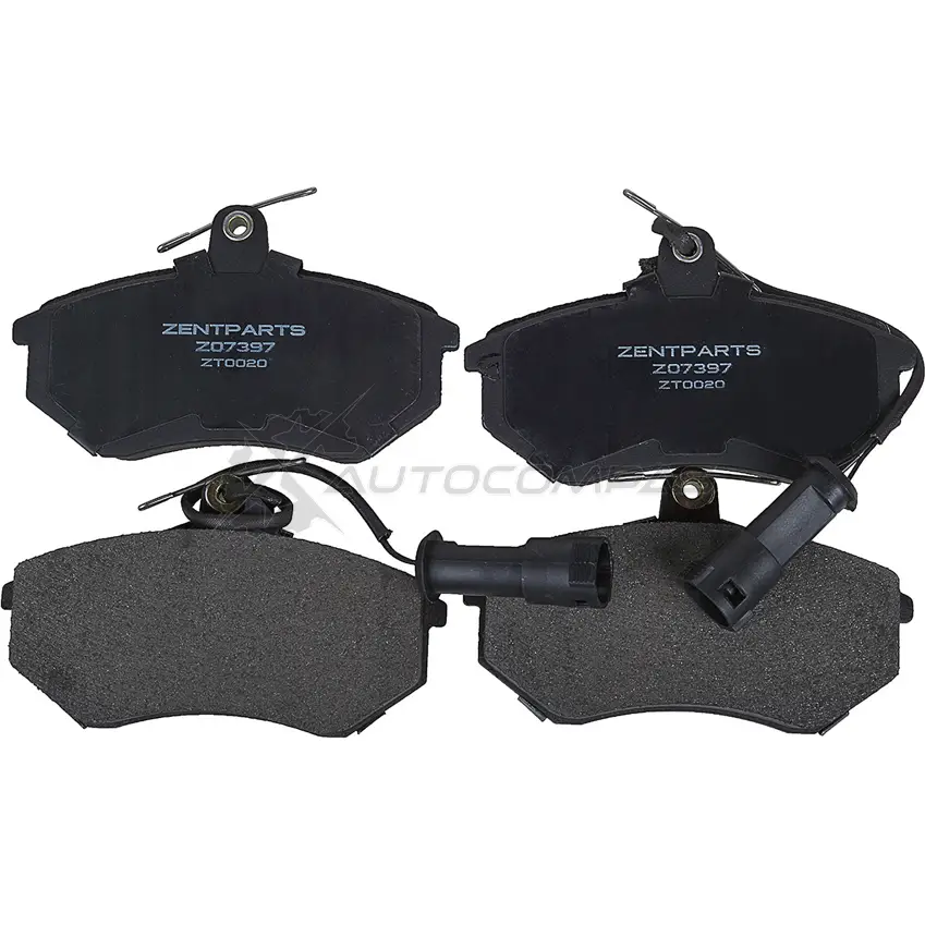 Тормозные колодки дисковые передние Audi 80 1.6-1.9 TDi 86- 1.8-2.5 TD 82-90 ZENTPARTS Z07397 1441247460 D 7ILE - Изображение 1