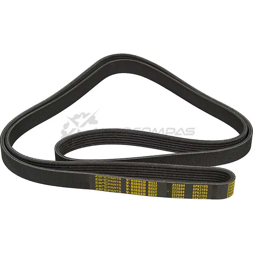 Ремень приводной поликлиновой 6PK2195 Mercedes W202 W210 2.02.2 CDi 97-00 ZENTPARTS 8U03Z 5 Z22694 1441247523 - Изображение 1