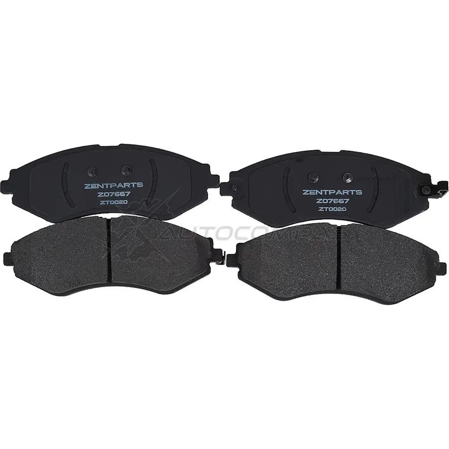 Тормозные колодки дисковые Daewoo Nubira Evanda, Chevrolet Lacetti Epica 03 ZENTPARTS LGFO 2 1441247800 Z07667 - Изображение 1