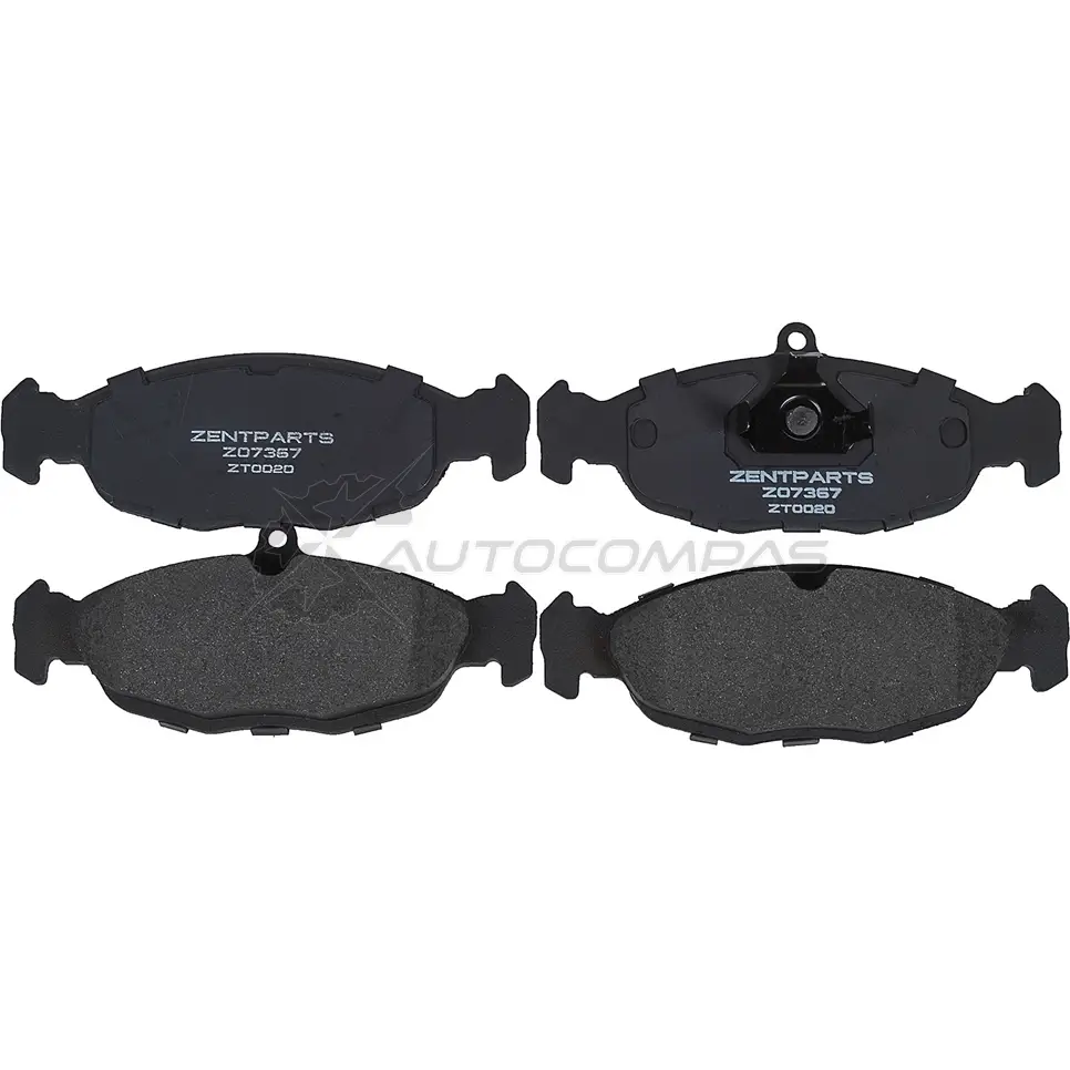 Тормозные колодки дисковые передние Opel Vectra A Astra F 1.4i-1.8i1.7 DTD 91-98 ZENTPARTS Z07367 AHWC E 1441247909 - Изображение 1