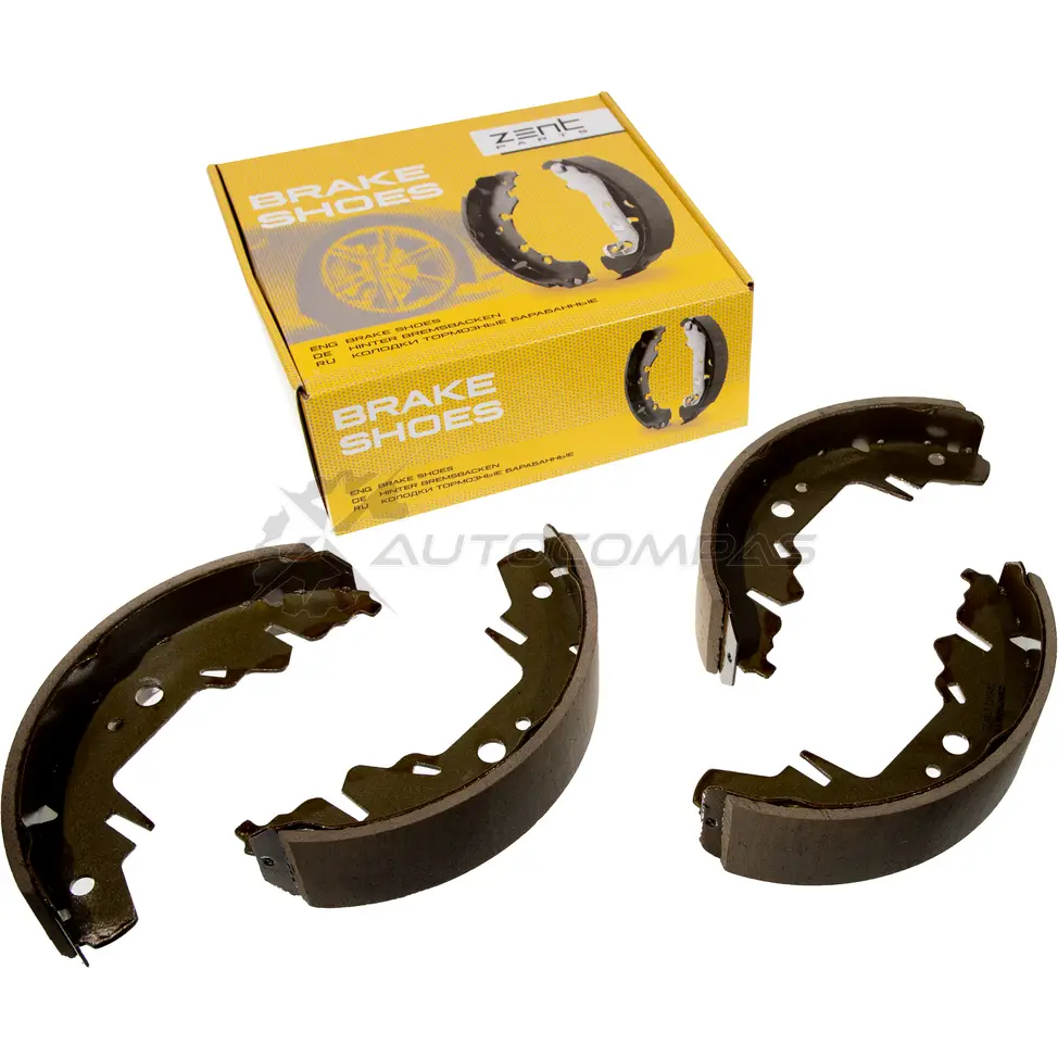 Колодки тормозные барабанные Kia Carnival all 99, Chrysler Voyager all 96 ZENTPARTS 1441248058 DHH JUZH Z06903 - Изображение 1