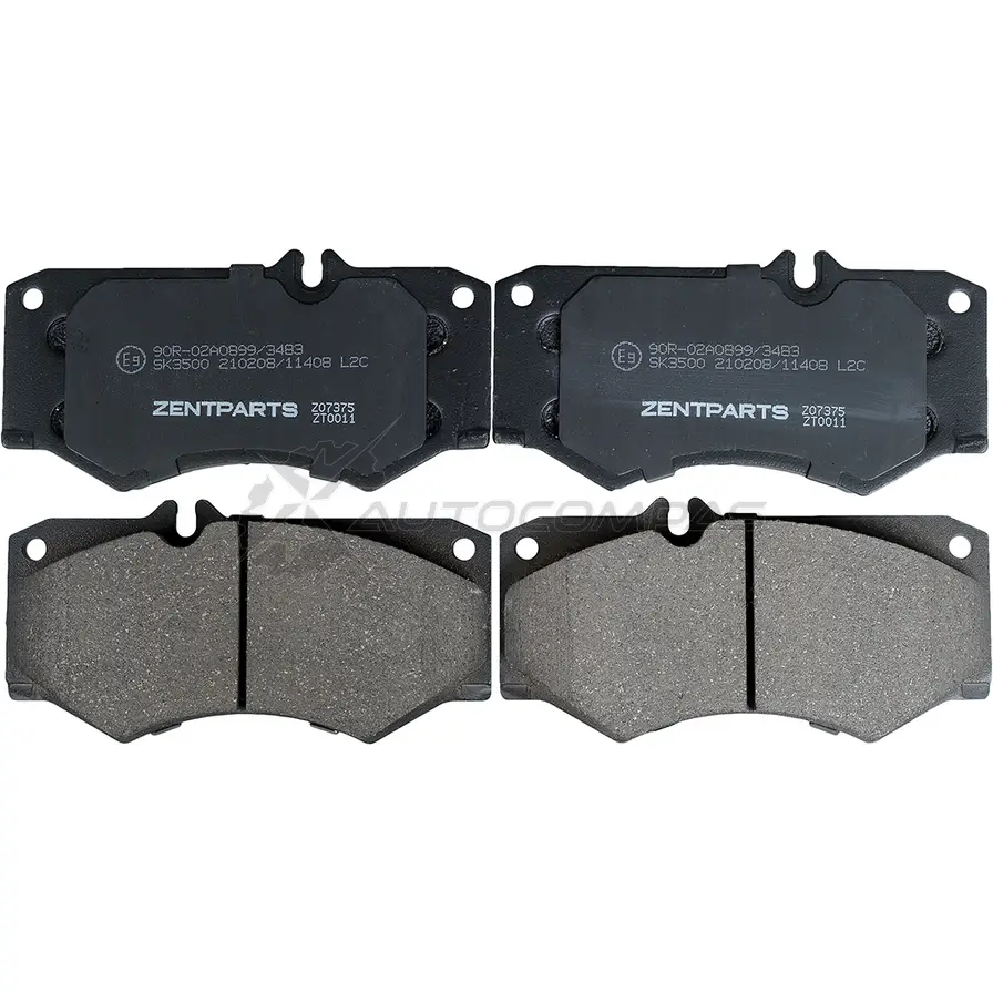 Тормозные колодки дисковые передние Mercedes 207 D-510 D 77-94 ZENTPARTS Z07375 1441248504 FMAZ H19 - Изображение 1