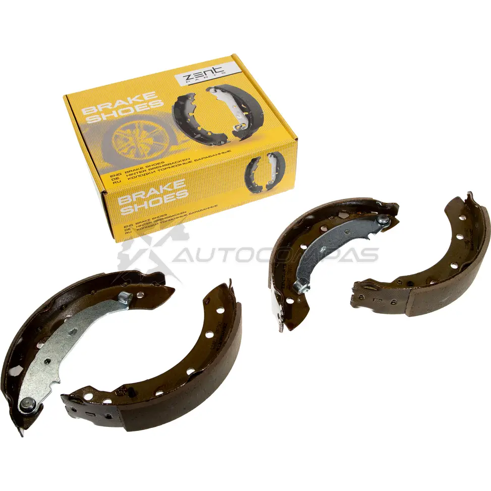 Колодки тормозные барабанные Renault Laguna 1.6i-1.9 TD 97-01 Logan 1.4-1.6 04 ZENTPARTS SIHY ENJ Z06808 1441248914 - Изображение 1