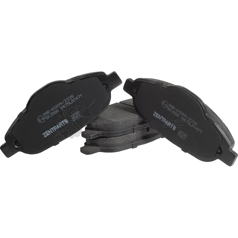 Тормозные колодки дисковые передние Peugeot 3081.41.6 07 ZENTPARTS Z07265 1441249004 03 7P6 изображение 1