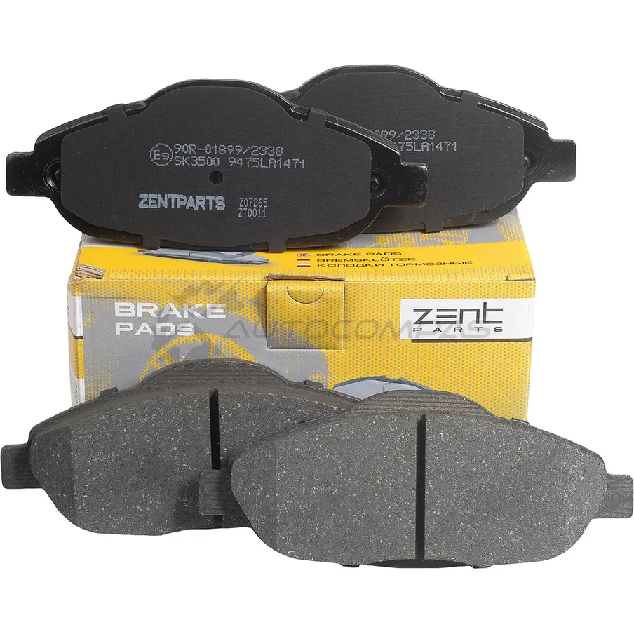 Тормозные колодки дисковые передние Peugeot 3081.41.6 07 ZENTPARTS Z07265 1441249004 03 7P6 изображение 4