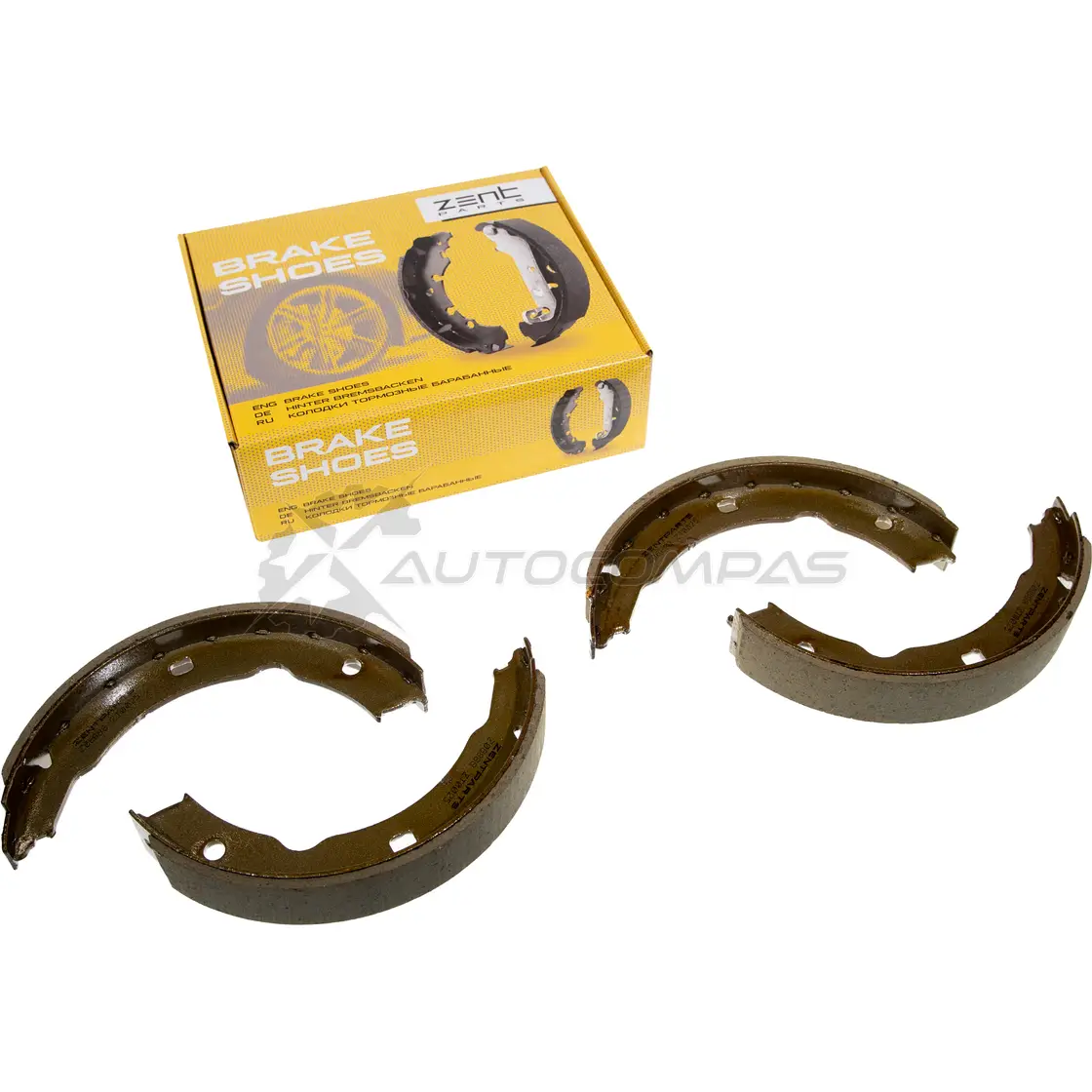 Колодки тормозные барабанные ручника Peugeot 406 all 96 ZENTPARTS Z06888 URTI 49 1441249220 - Изображение 1