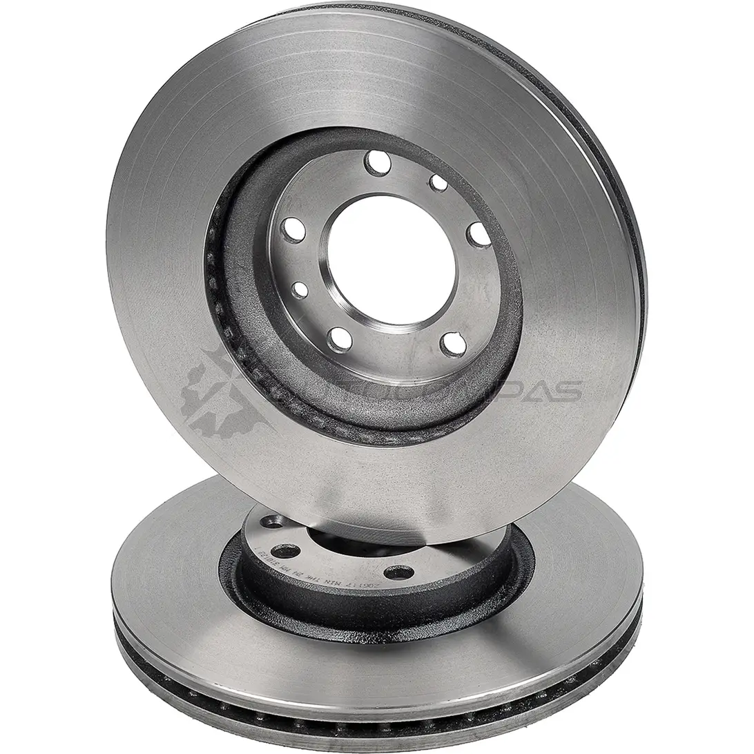 Тормозной диск передний Peugeot 607 2.0-2.2 HDi 99 ZENTPARTS 1441249242 V4Z9 PL Z06117 - Изображение 1