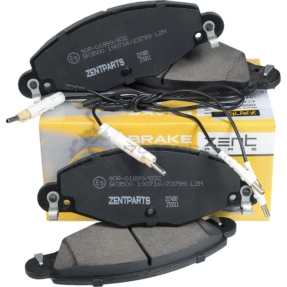 Тормозные колодки дисковые передние Citroen C5 2.2 HDi3.0i 00 ZENTPARTS Z07480 376 N7 1441249252 - Изображение 1