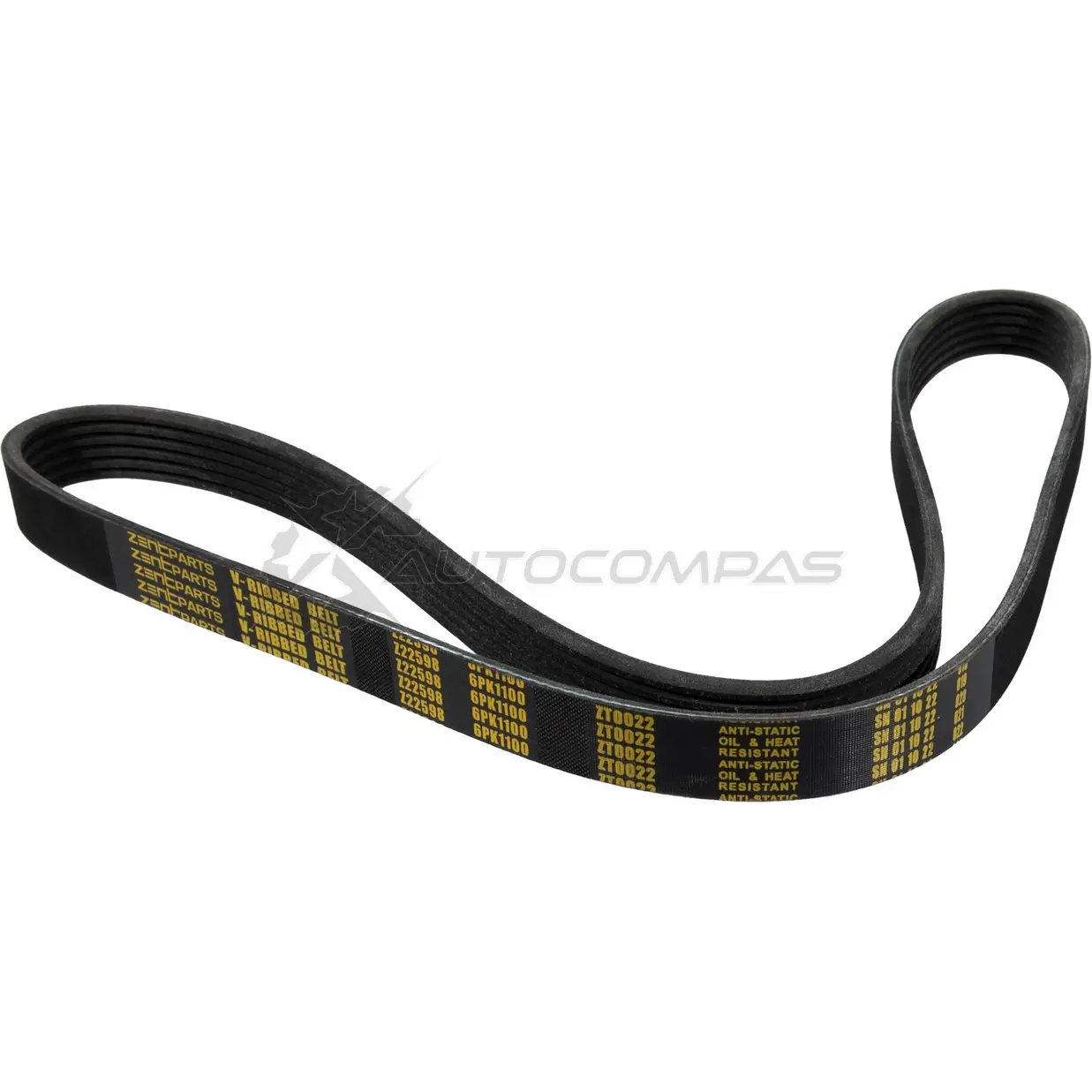 Ремень приводной поликлиновой 6PK1100 Peugeot, Citroen Z X 1.6-2.0 91 ZENTPARTS Z22598 OO O7JY 1441249488 - Изображение 1
