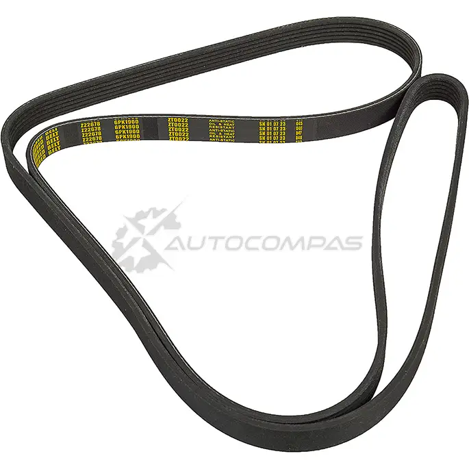 Ремень приводной поликлиновой 6PK1900 Ford Escort Fiesta 1.61.8 16 V 92-93 ZENTPARTS RYY 8QV 1441250022 Z22678 - Изображение 1