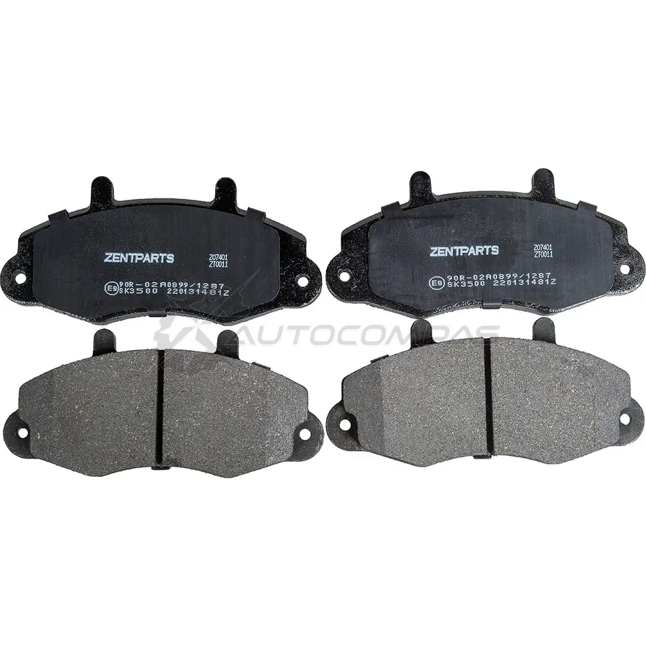 Тормозные колодки дисковые передние с датч.2шт. Ford Transit 2.0i2.5 Di TD 94-00 ZENTPARTS URX1 K 1441250194 Z07401 - Изображение 1