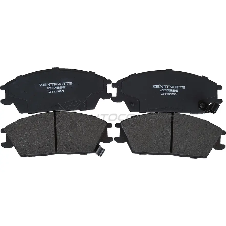 Тормозные колодки дисковые передние Hyundai Accent 1.3-1.5i1.5 CRDi 95 Getz 1.1-1.5i1.5 CRDi 02 ZENTPARTS 0 BHRCF Z07596 1441250750 - Изображение 1