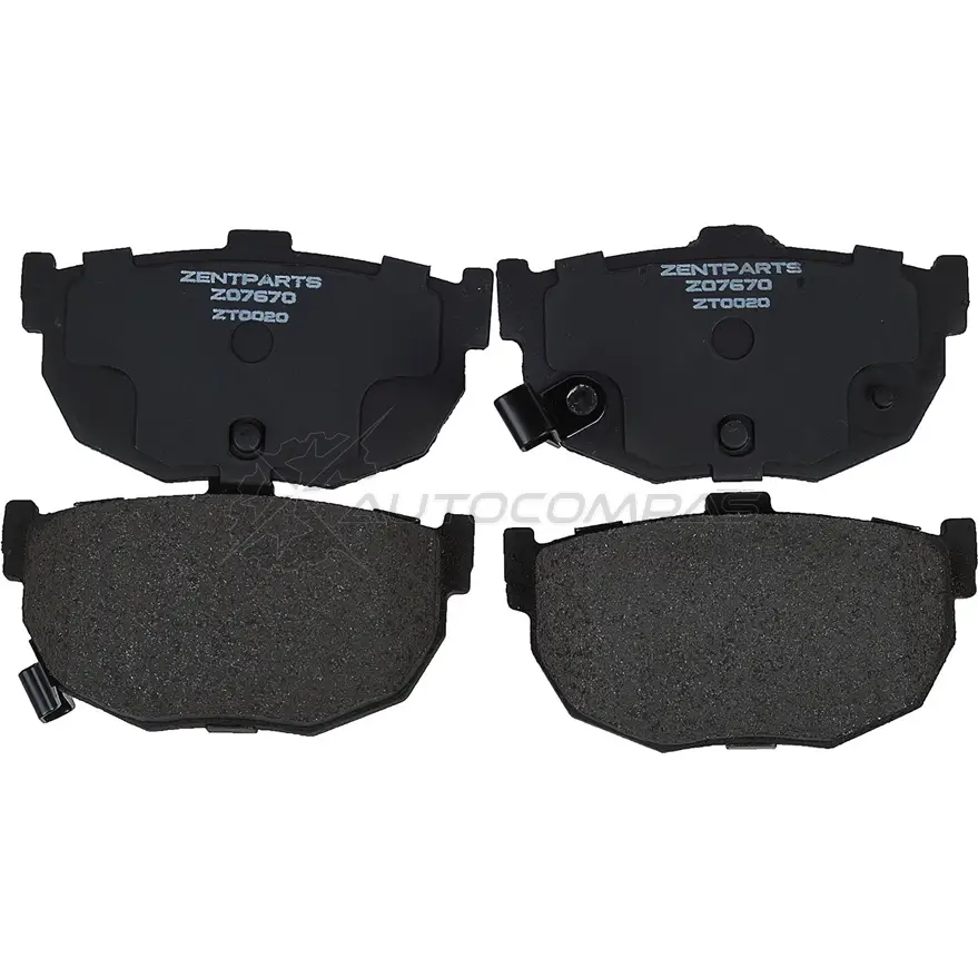 Тормозные колодки дисковые Kia Cerato i Hatchback (L D) ZENTPARTS Z07670 PEGP TD 1441250755 - Изображение 1