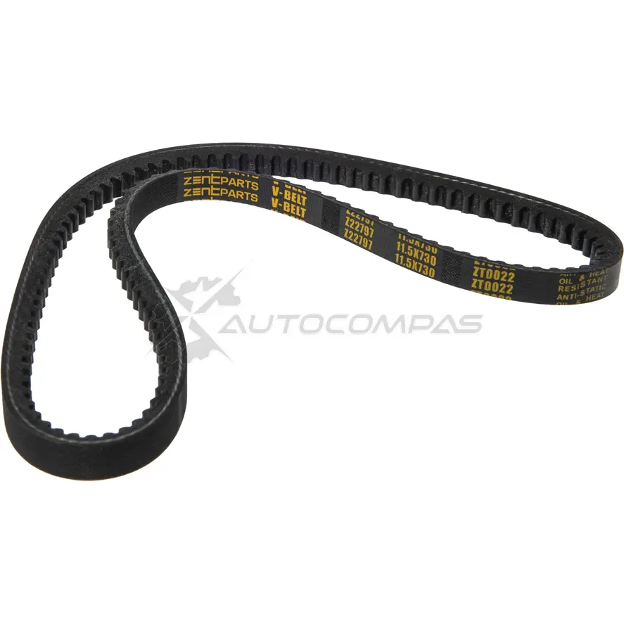 Ремень приводной клиновой 11.5x730 Seat Volkswagen Golf 3 Passat Sharan 1.7 D1.9 DTD 91-99 ZENTPARTS 1441251040 Z22797 GMS HO - Изображение 1