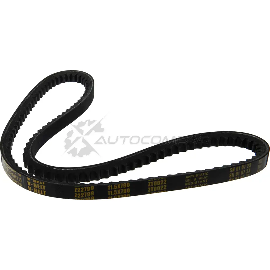 Ремень приводной клиновой 11.5 X790 Volkswagen Golf 3 Passat Polo Sharan 1.7 D1.9 DTD 91 ZENTPARTS Z22799 EI 3PZ 1441251786 - Изображение 1