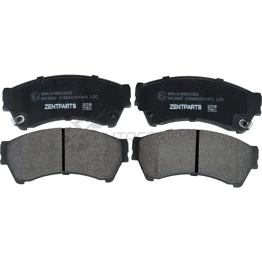Тормозные колодки дисковые передние Mazda 6 1.82.02.5 07 ZENTPARTS 1441251846 Z07298 PFL8 7G - Изображение 1