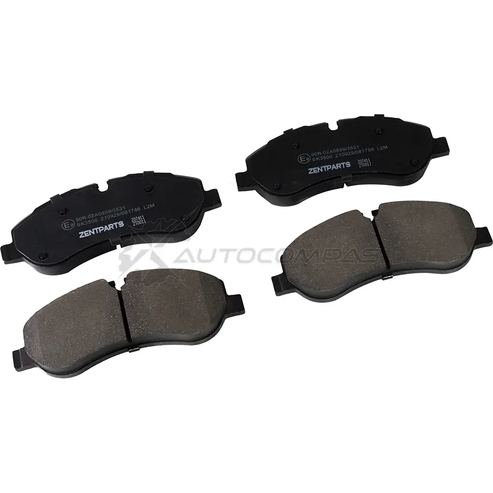 Тормозные колодки дисковые передние без датчика износа Ford Transit 2.2 TDCi 12 ZENTPARTS 1441252071 Z07411 K YXJ11C - Изображение 1