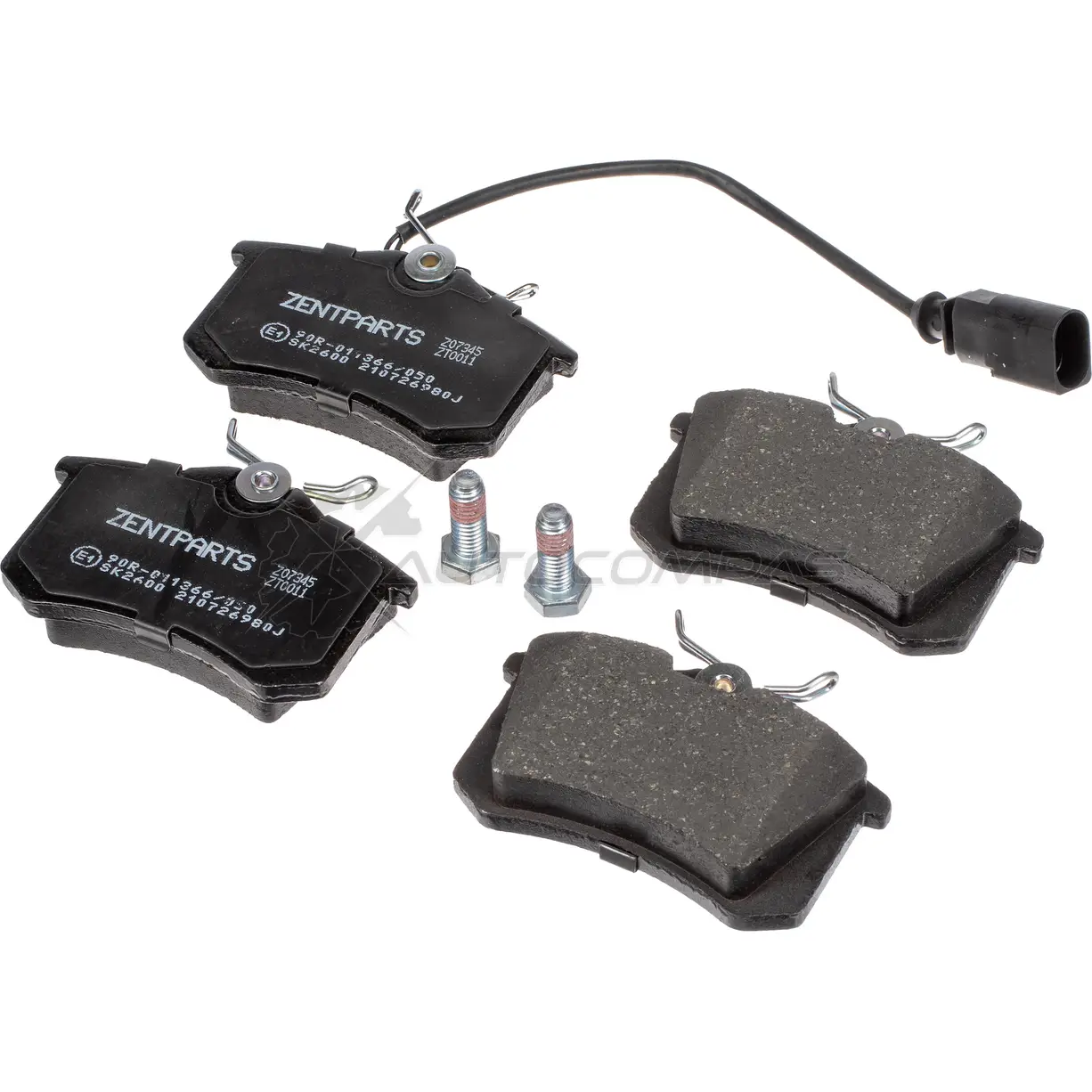 Тормозные колодки дисковые задние Volkswagen Sharan 1.82.01.9 TDi, Ford Galaxy 1.9 TDi 00 ZENTPARTS 1441252215 Z07345 1LYC JQ0 - Изображение 1