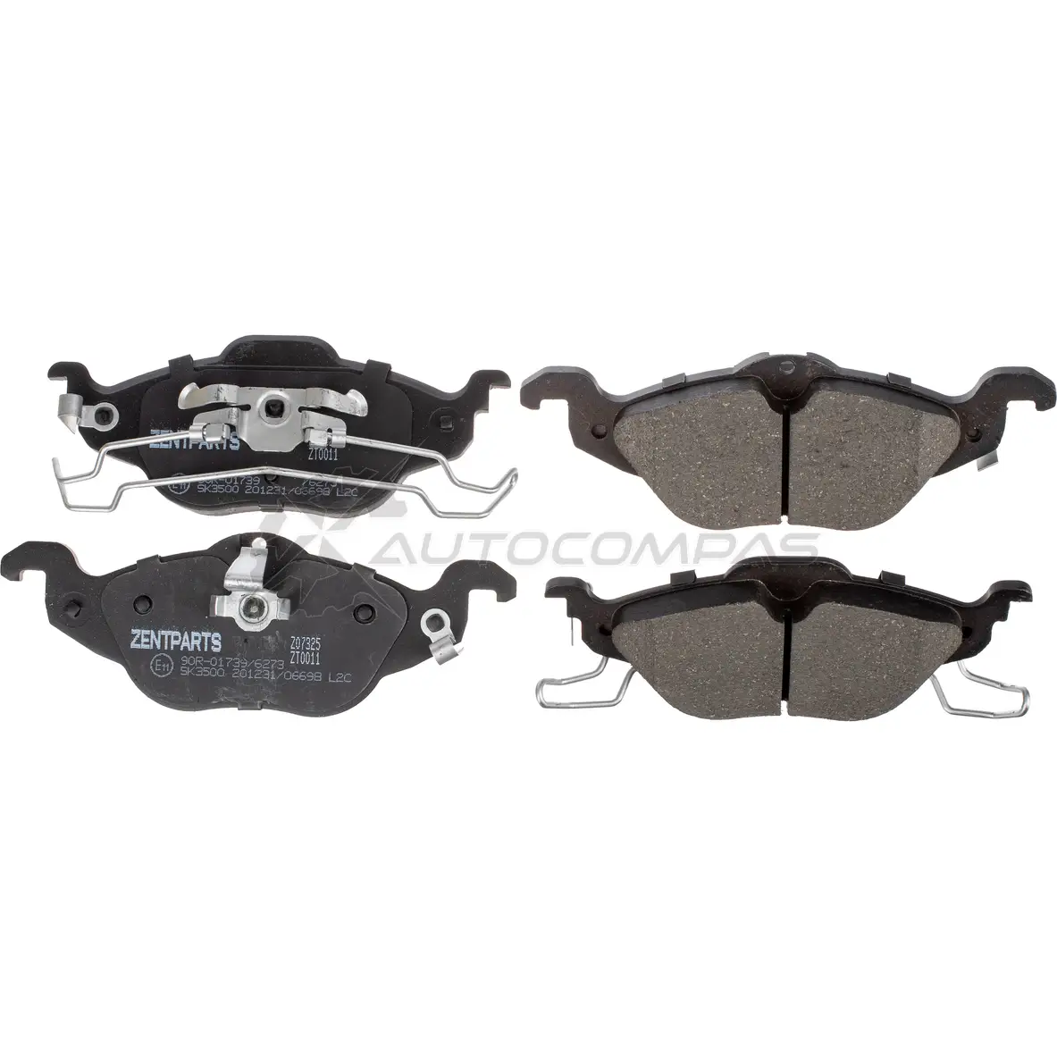 Тормозные колодки дисковые передние Opel Astra 1.21.61.81.7 CDi2.0 Di 98-05 ZENTPARTS Q0GIA 3L Z07325 1441252798 - Изображение 1