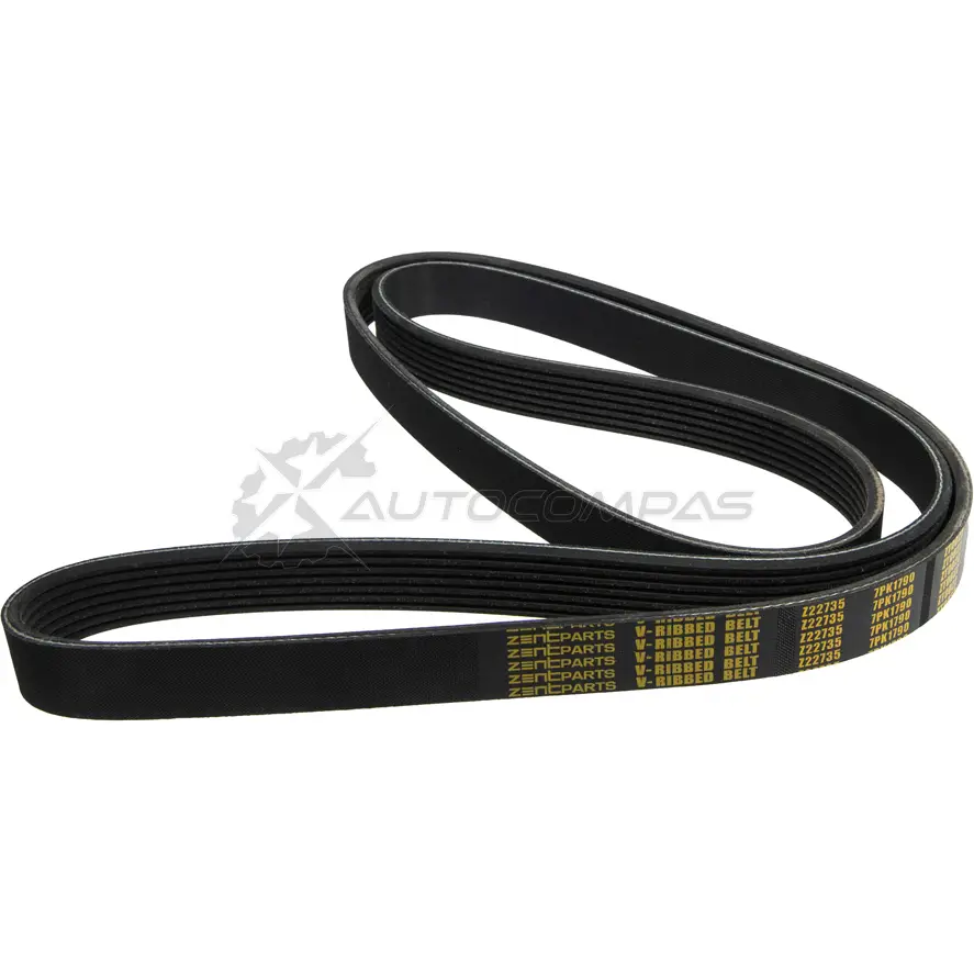Ремень приводной поликлиновой 7PK1790 Opel Vivaro, Renault Trafic Laguna 1.9d C i2.5d C i 01 ZENTPARTS 1441252827 NCY0CD J Z22735 - Изображение 1