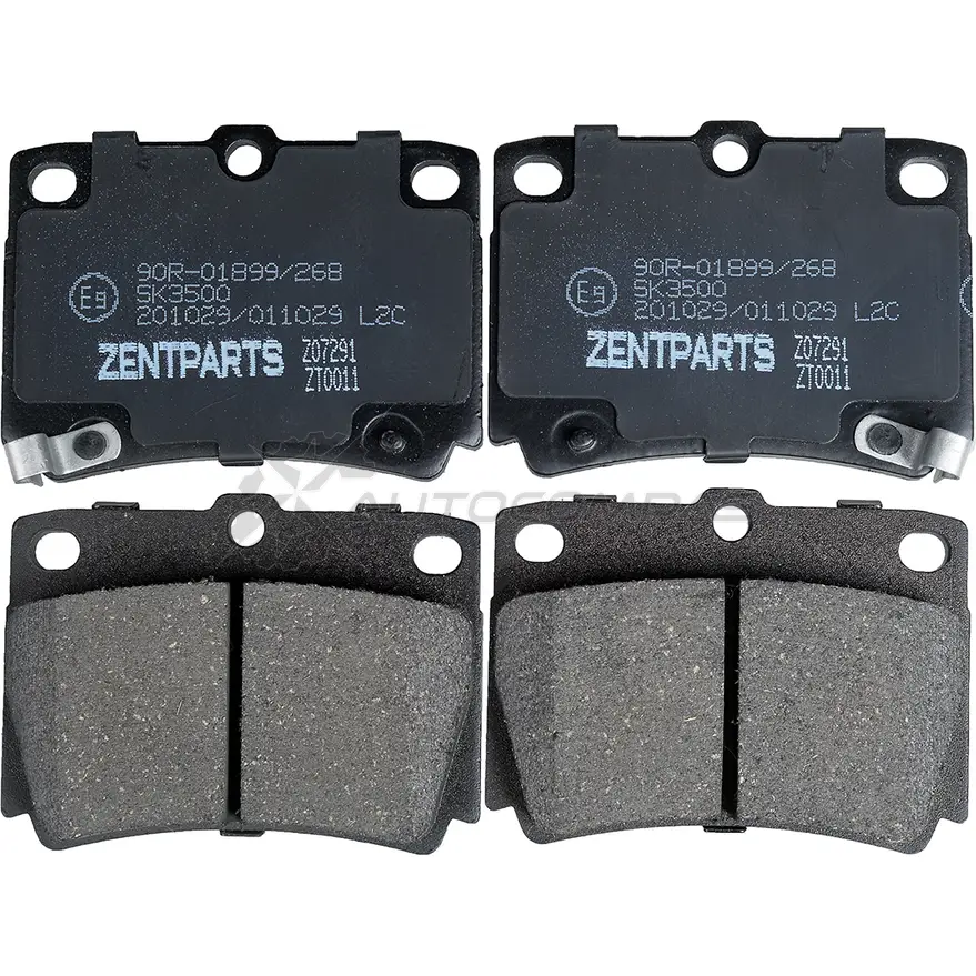 Тормозные колодки дисковые задние Mitsubishi Montero Sport 3.0i2.5 TD 98 ZENTPARTS Z EZ66A 1441254845 Z07291 - Изображение 1