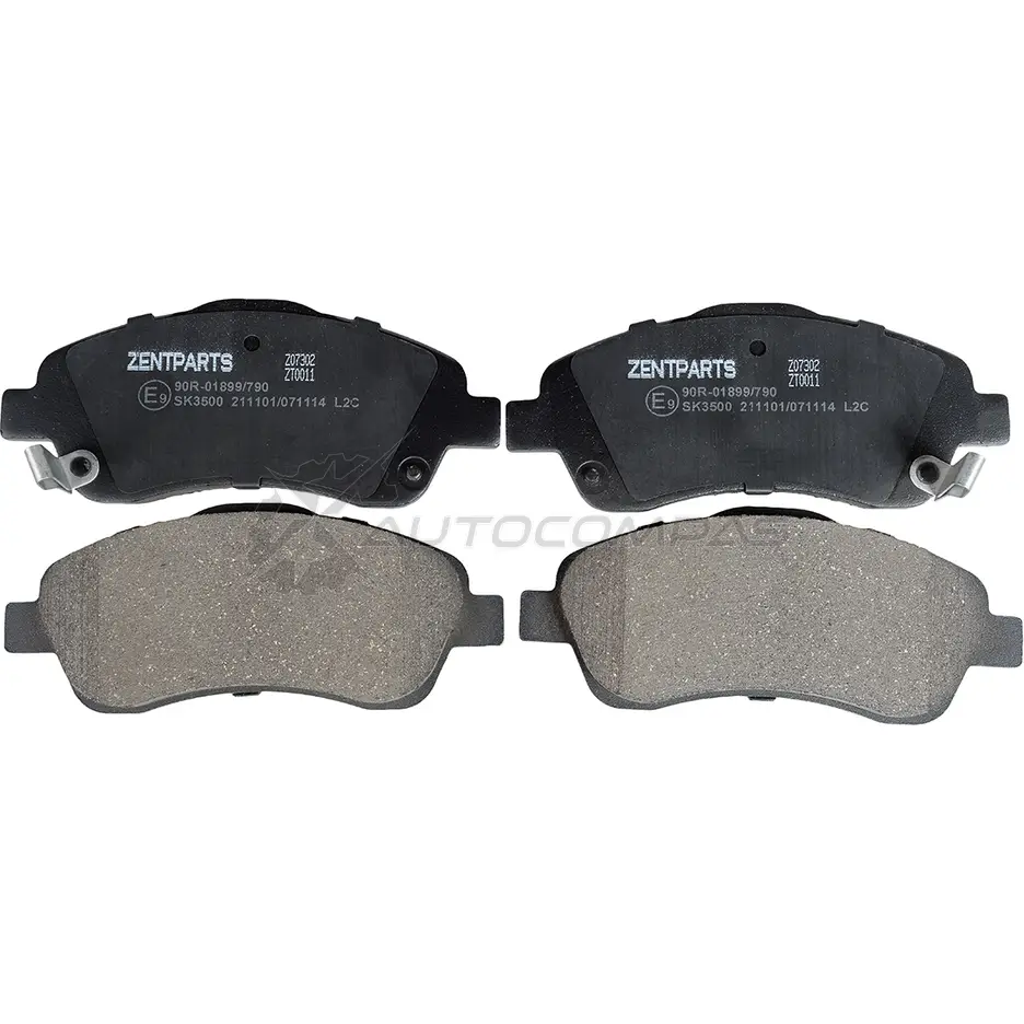 Тормозные колодки дисковые передние Toyota Avensis 1.6i-2.4 D4- D 03 ZENTPARTS N08YP3 K 1441254872 Z07302 - Изображение 1