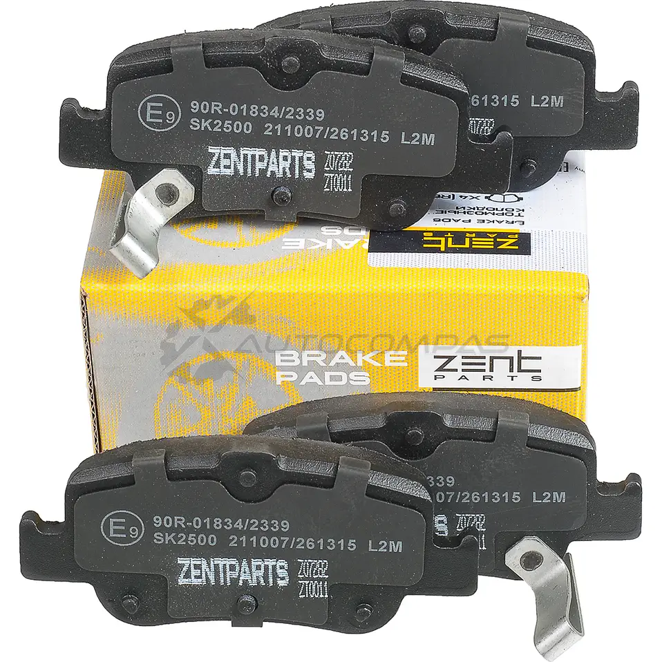 Тормозные колодки дисковые задние Toyota Auris all 07 ZENTPARTS Z07282 Y QD78G 1441254877 изображение 3