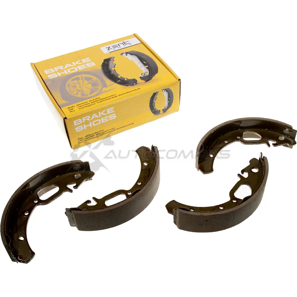Колодки тормозные барабанные задние Lada Kalina Priora 1.41.6i 04 ZENTPARTS VNU9P S 1441255492 Z06810 изображение 0
