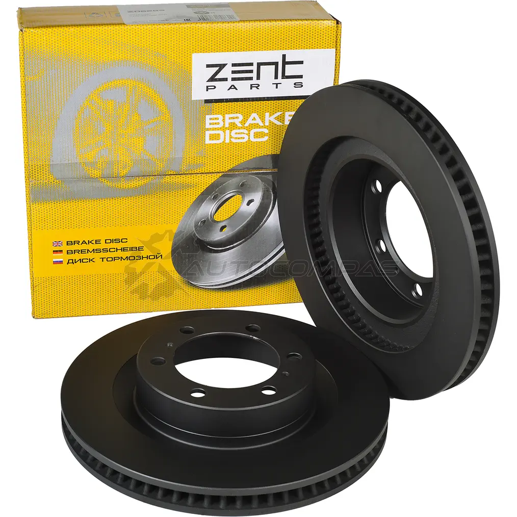 Тормозной диск передний Toyota Land Cruiser 200 07 ZENTPARTS Q4N 8AI Z06289 1441255857 изображение 2
