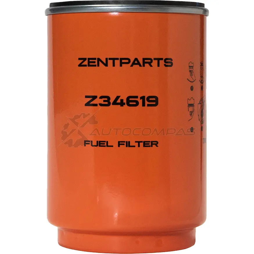Фильтр топливный H158 D108 1-14 UNS Volvo FH FM D13 D, RVi ZENTPARTS 56BL2L J 1441256074 Z34619 изображение 0