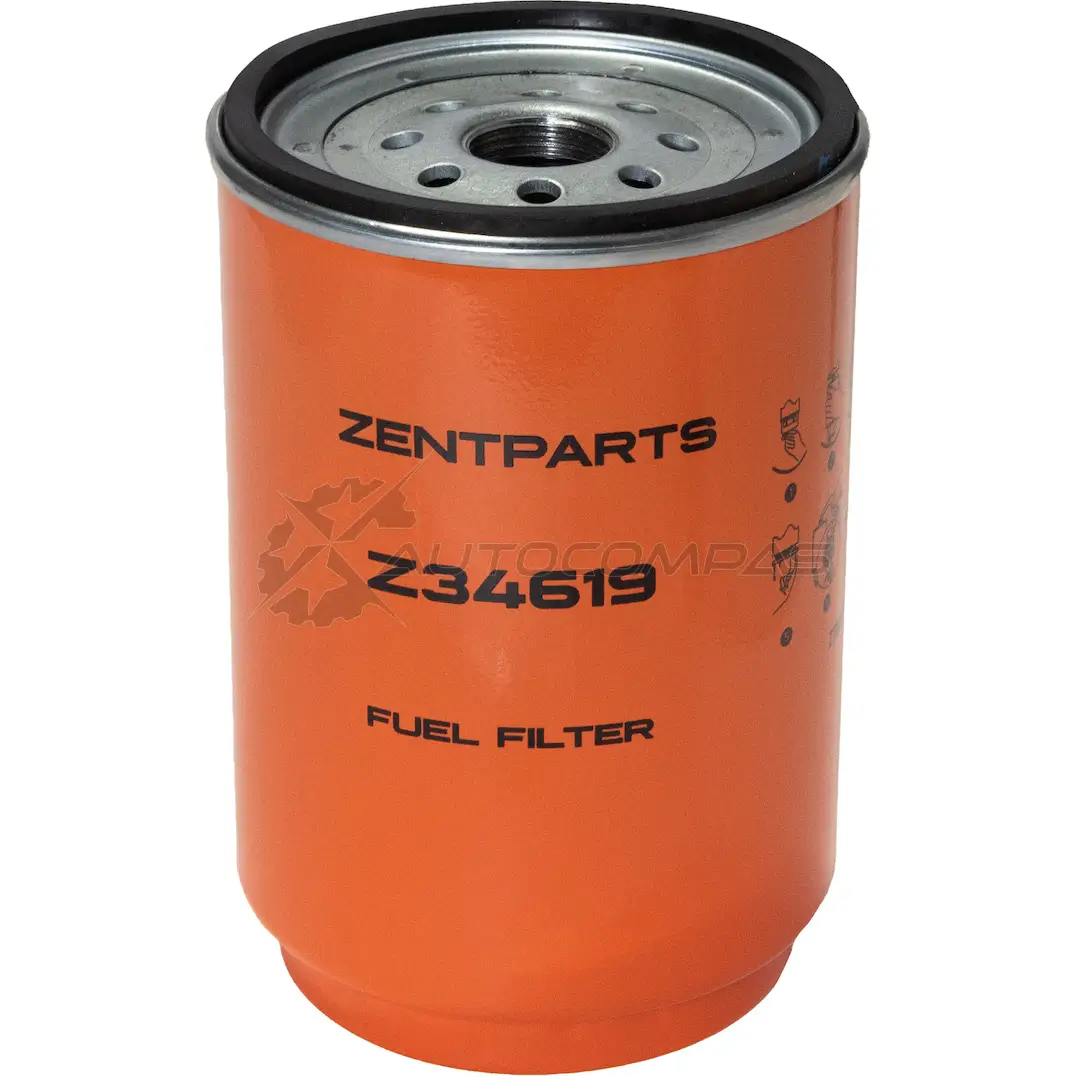 Фильтр топливный H158 D108 1-14 UNS Volvo FH FM D13 D, RVi ZENTPARTS 56BL2L J 1441256074 Z34619 изображение 1