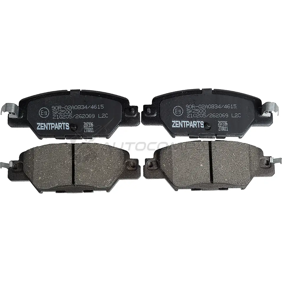 Тормозные колодки дисковые задние Mazda C X-5 15-16 ZENTPARTS 1441256608 Z07336 TN1 XGD изображение 0