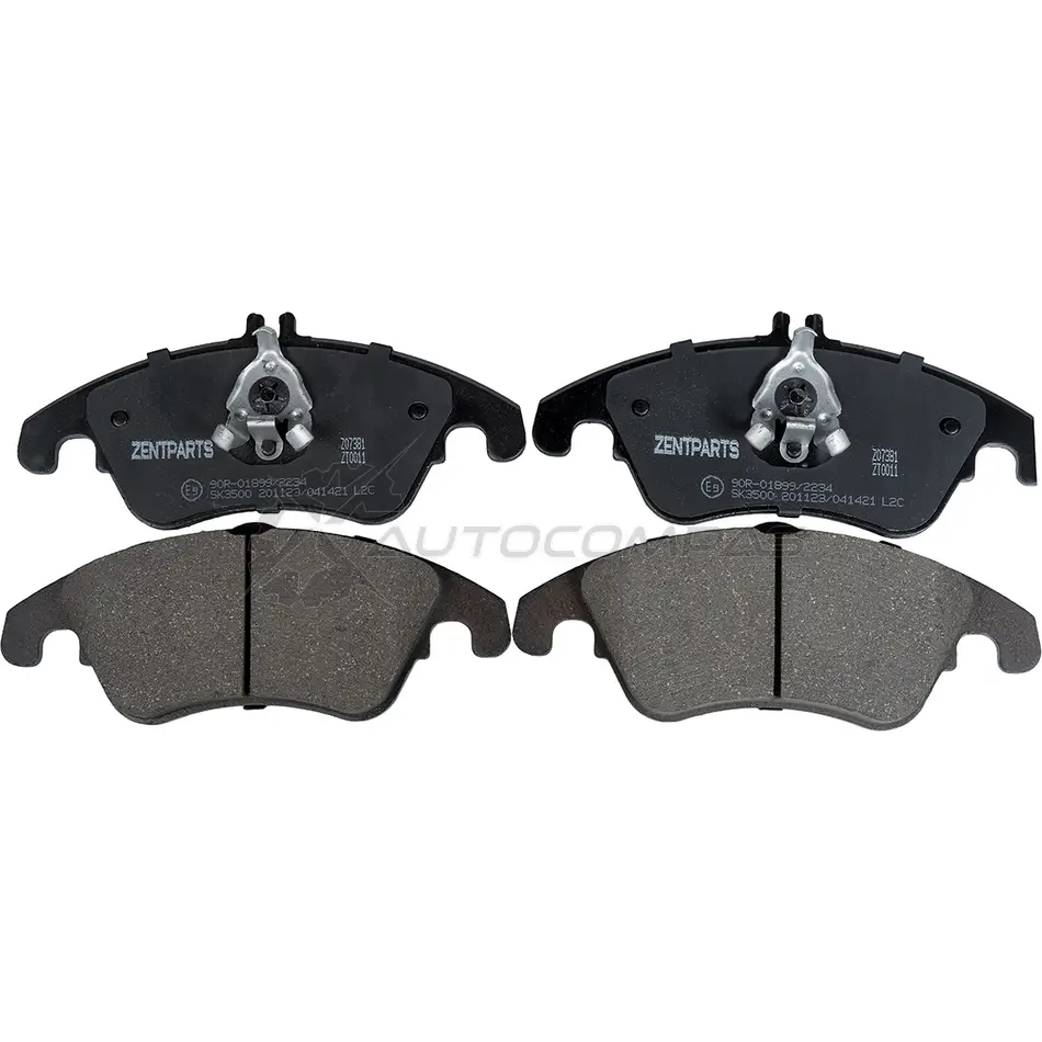 Тормозные колодки дисковые передние Mercedes W204 3.23.5 07 ZENTPARTS Z07381 1441256853 EFZS B - Изображение 1